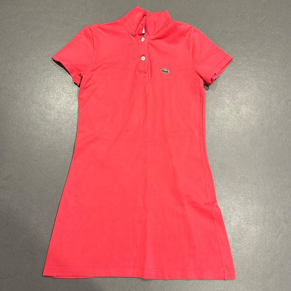 EUC Lacoste girls polo dress